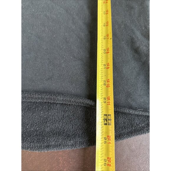 Black Long Sleeve Top W/ Rhinestone Back Cutouts & Off-Shoulder Design L - Picture 8 of 11